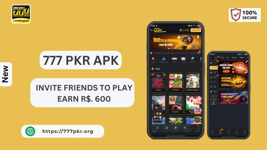 777pkr invite to play